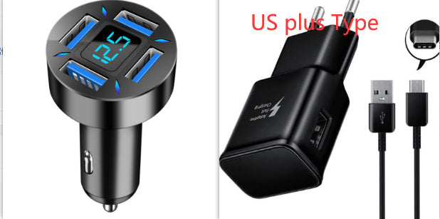 4ポートカーチャージャー 4USBカーチャージャー
