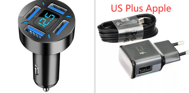 4ポートカーチャージャー 4USBカーチャージャー