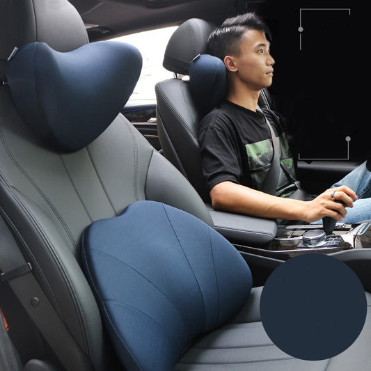 車用ヘッドレストとネックピロー